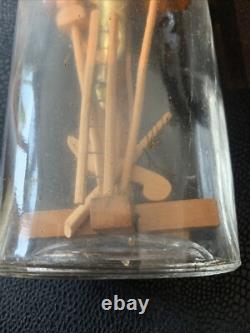 Beautiful Small Napoleon III–Era Folk Art Passion Bottle