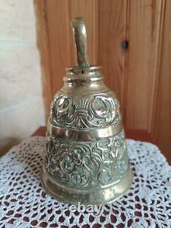 Beautiful antique bronze bell, evangelist altar bell