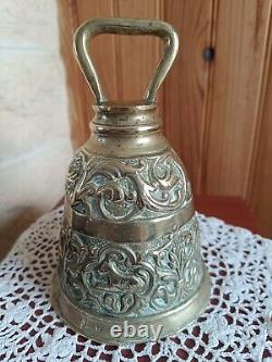 Beautiful antique bronze bell, evangelist altar bell