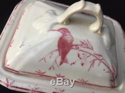 Belle Rose Soap Box Set Of Old Toilet Gien Birds Fly