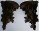 Black Forest Pair Of Carved Wood Bolsters Black Forest Xix Chamois