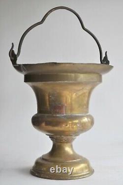 Blessed Brass Water Bucket France Circa 1800