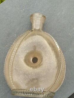 Blown Glass Bottle of Pilgrims Venice 17th Century Antique Flask