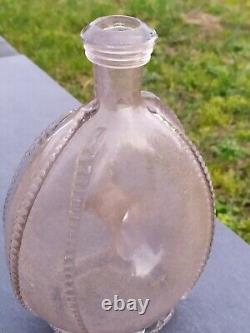 Blown Glass Bottle of Pilgrims Venice 17th Century Antique Flask