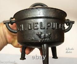 Boiler In Iron Of Dedicatory Conches And Dated 1904 In Poodle
