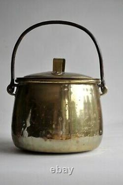 Boiler Or Pot Covered In Yellow Copper Xixth