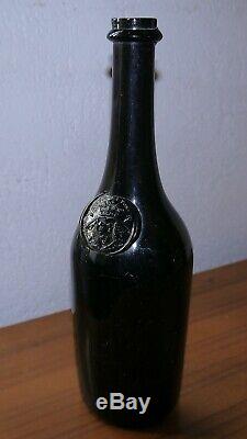 Bottle Old Glass End XVIII Century Mailly De Nesle