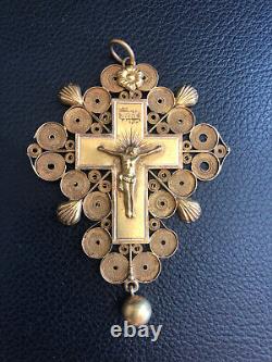 Boulogne cross in gold