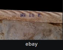 Box set marquetry mother-of-pearl Eastern Syria no. 18 K folk art chest