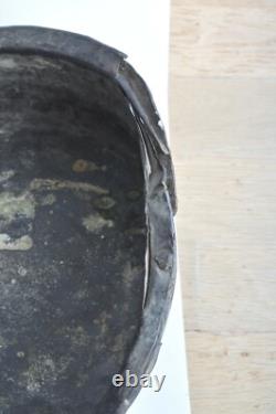 Brass and Wrought Iron Chamber Pot Circa 1700