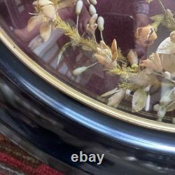 Bride’s Crown, orange blossoms, Napoleon III, frame 51.5 x 43.5, good condition, rare