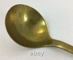 Bronze Spoon The Virgin Always Will Be Our Mere 1661 17th Eme C839