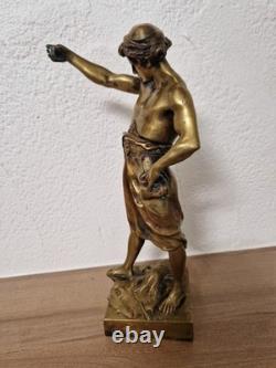 Bronze Statue by Louis Picault