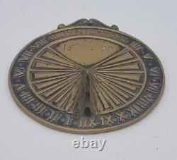 Bronze Sundial Dated 1579 Memento Mori