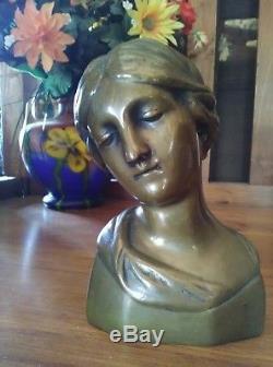 Bronze Woman Bust