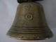 Bronze Cow Bell, 17th Or 18th Century, With Leather Collar And Steel Buckle