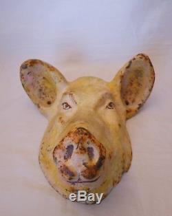 Butcher's Shop Charcuterie / Cast Iron Pig Head