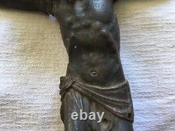 CHRIST in WOOD 16th 18 cm