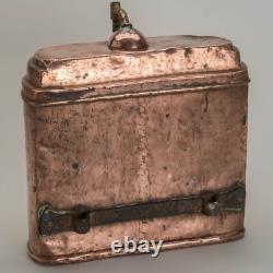 COPPER 18th CENTURY DOVETAILED FOUNTAIN IN ANTIQUE COPPER DINANDERIE
