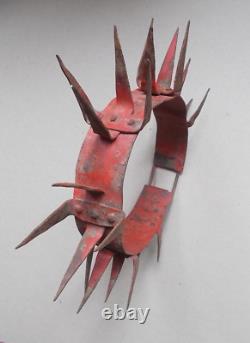 Cabinet of Curiosities Defense Collar for Dogs Against Wolves, Wrought Iron