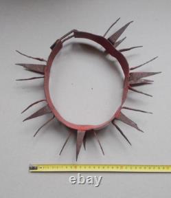 Cabinet of Curiosities Defense Collar for Dogs Against Wolves, Wrought Iron