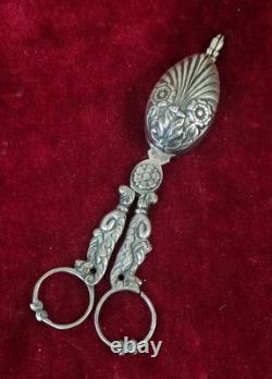 Candlestick and Empire Support Structure. Chased Silver. Spain. 18th–19th Century