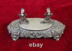 Candlestick and Empire Support Structure. Chased Silver. Spain. 18th–19th Century