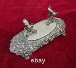 Candlestick and Empire Support Structure. Chased Silver. Spain. 18th–19th Century