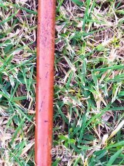 Cane Handle in the Shape of a Horse and Dog's Head. 19th Century Bronze