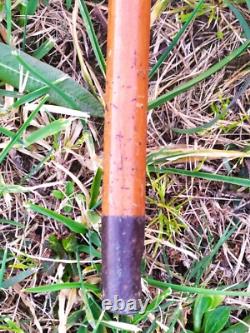 Cane Handle in the Shape of a Horse and Dog's Head. 19th Century Bronze
