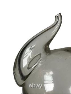 Càntir Blown-Glass Water Jug (Botijo), Spain, Catalan Work, 18th Century
