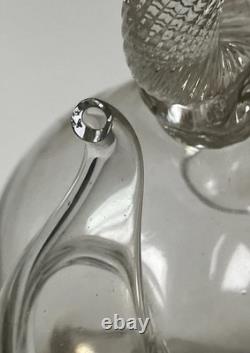 Càntir Blown-Glass Water Jug (Botijo), Spain, Catalan Work, 18th Century