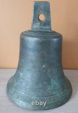 Castle Or Church Bell In Bronze Edouard Biron Paris 1880 Cup
