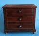 Chest Old Furniture Control Miniature 3 Drawers