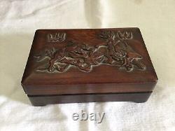 Chinese Wooden Jewelry Box or Case