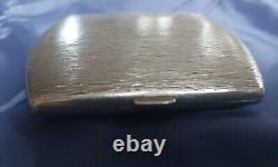 Cigarette case in solid silver 800 78g