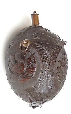 Coconut Carved Brass Mounted, 1st Empire Period
