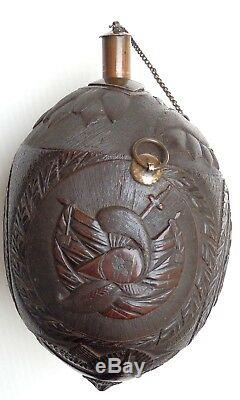 Coconut Carved Brass Mounted, 1st Empire Period