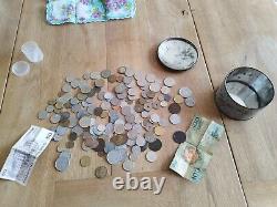 Coins and banknotes from all countries, including rarities. Family treasures numismatist collection.