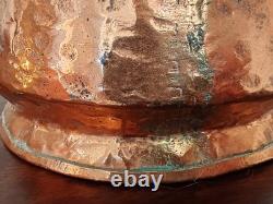 Copper bucket with forged iron handle 19th century