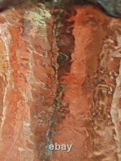 Copper bucket with forged iron handle 19th century