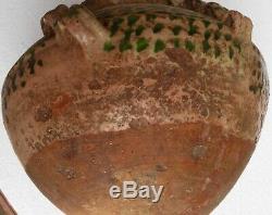 Covered Terracotta Of The South West End XVII Th Piece Of Excavation Rare Model