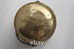 Covered pot or cauldron in yellow copper, 19th century