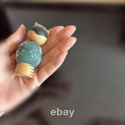 Creative handmade Kokeshi doll by Obara Shosuke, Showa folk art object<br/>