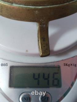 Crucifix Christ Brass Cross with Tripod Support 18th Century