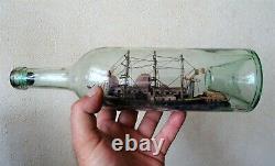 Diorama Boat 3 Mats Bottled 19th Popular Art
