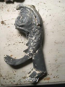 Dolphin Gargoyle Zinc Ancient