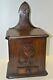 Exceptional Solid Oak Salt Box 19th Century Popular Art With Its Drawer
