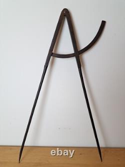 E. Fouquet, Carpenter's Compass, Wrought Iron, 18th/19th Century