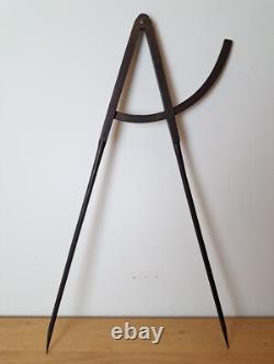 E. Fouquet, Carpenter's Compass, Wrought Iron, 18th/19th Century